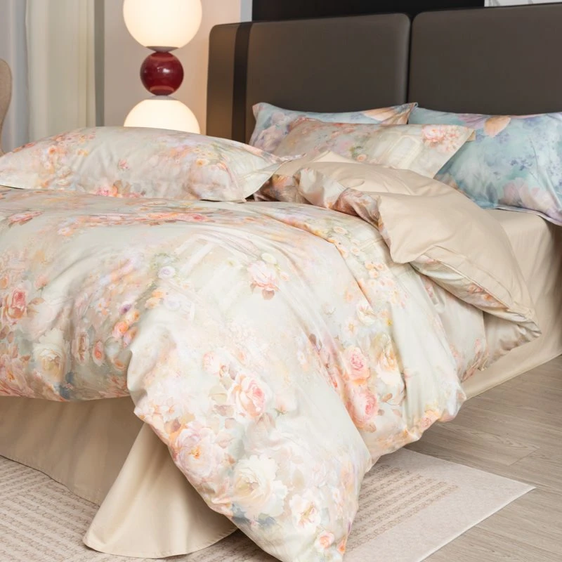 Printed Four-piece Bedding Set Printed Four-piece Bedding Set